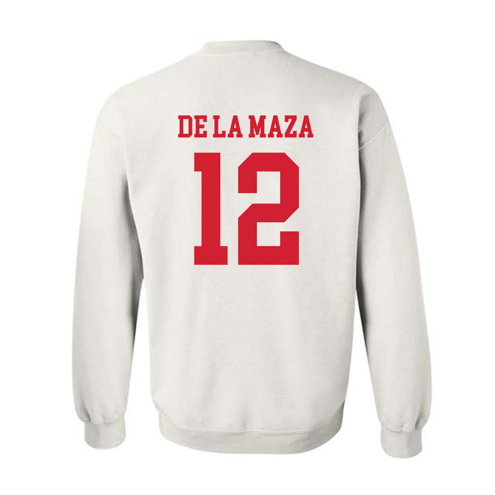 Fresno State - NCAA Baseball : Ryan De La Maza - Generic Shersey Crewneck Sweatshirt-1