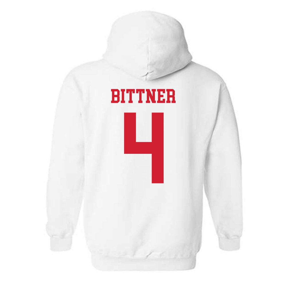 Fresno State - NCAA Baseball : Kyler Bittner - Generic Shersey Hooded Sweatshirt-1