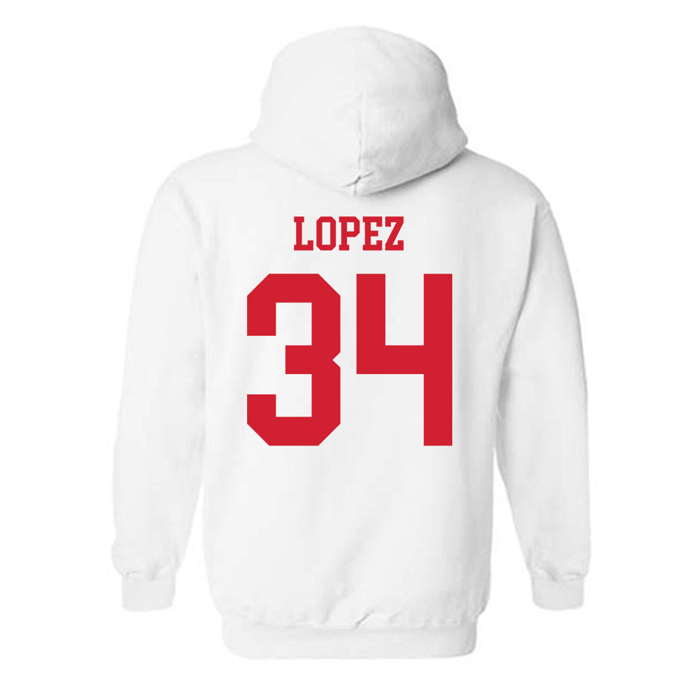 Fresno State - NCAA Softball : Christal Lopez - Generic Shersey Hooded Sweatshirt-1