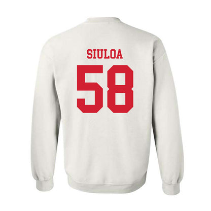Fresno State - NCAA Football : Efren Siuloa - Generic Shersey Crewneck Sweatshirt-1