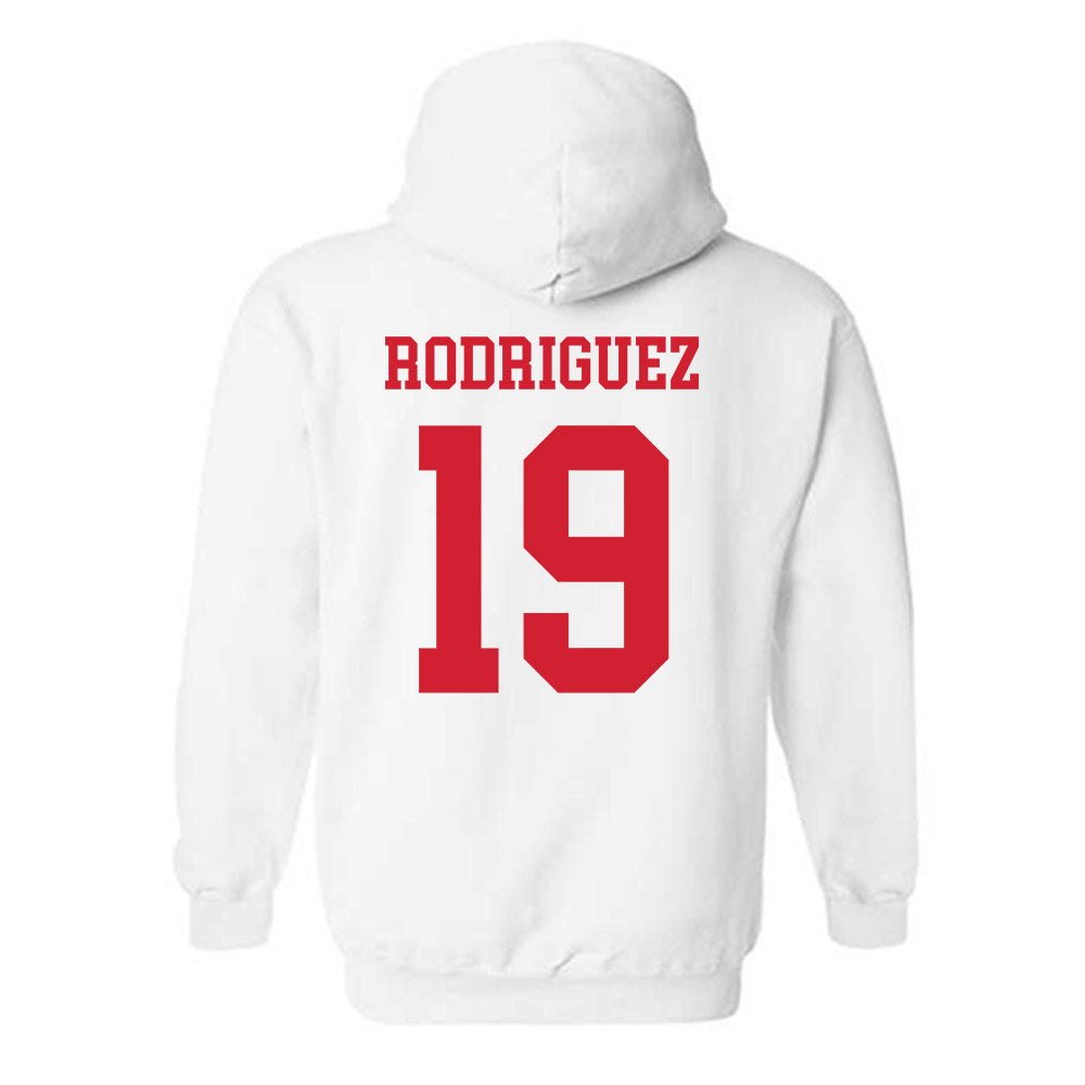 Fresno State - NCAA Baseball : BJ Rodriguez - Generic Shersey Hooded Sweatshirt-1
