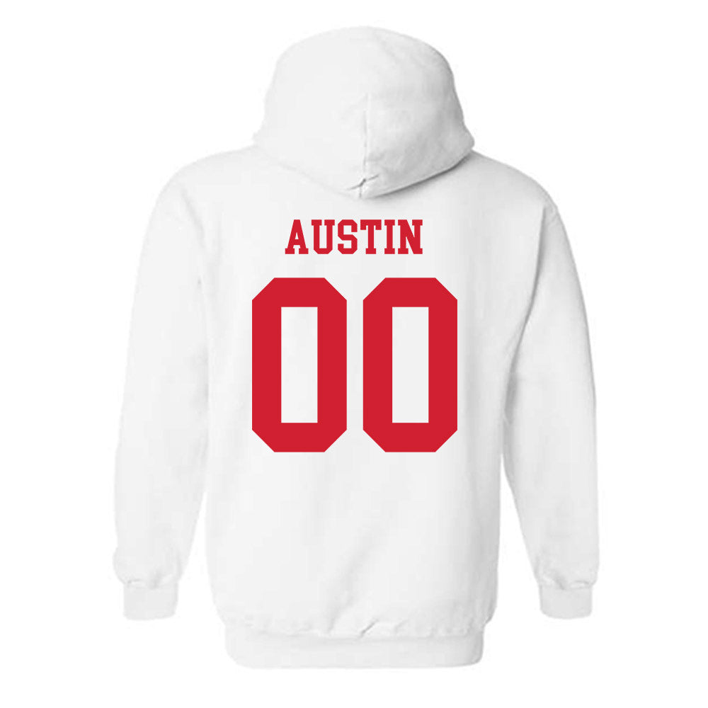 Fresno State - NCAA Football : Sylas Austin - Generic Shersey Hooded Sweatshirt-1