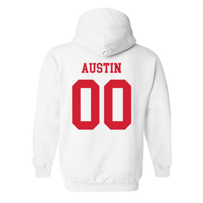 Fresno State - NCAA Football : Sylas Austin - Generic Shersey Hooded Sweatshirt-1