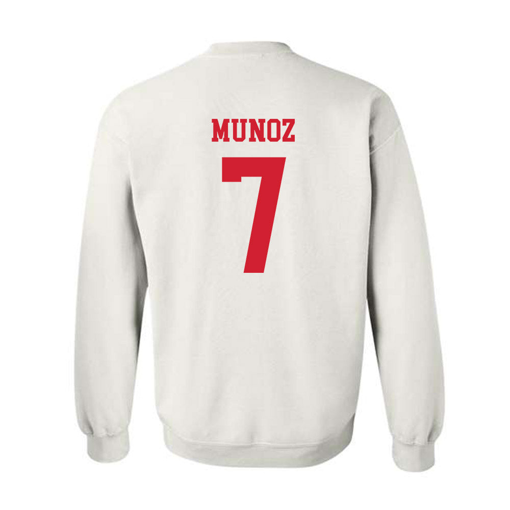 Fresno State - NCAA Baseball : Ayden Munoz - Generic Shersey Crewneck Sweatshirt-1