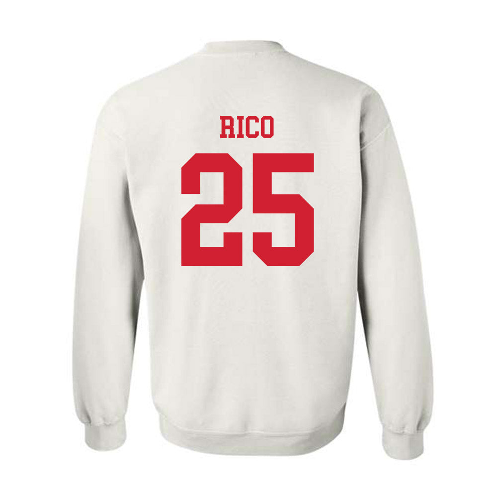 Fresno State - NCAA Baseball : Bo Rico - Generic Shersey Crewneck Sweatshirt-1