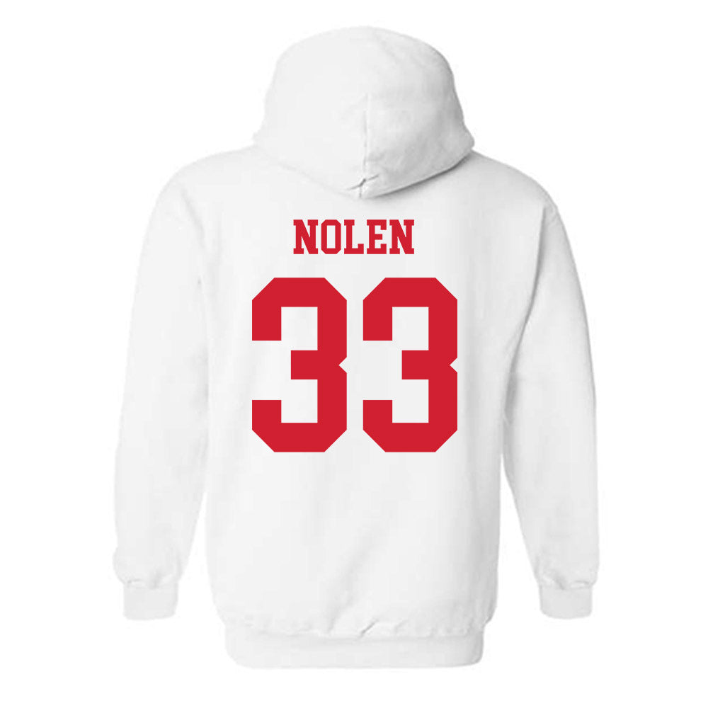 Fresno State - NCAA Baseball : Marcus Nolen - Generic Shersey Hooded Sweatshirt-1