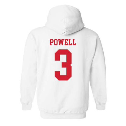 Fresno State - NCAA Women's Basketball : Danae Powell - Generic Shersey Hooded Sweatshirt