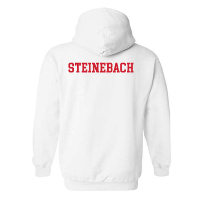 Fresno State - NCAA Women's Track & Field : Leonie Steinebach - Generic Shersey Hooded Sweatshirt-1