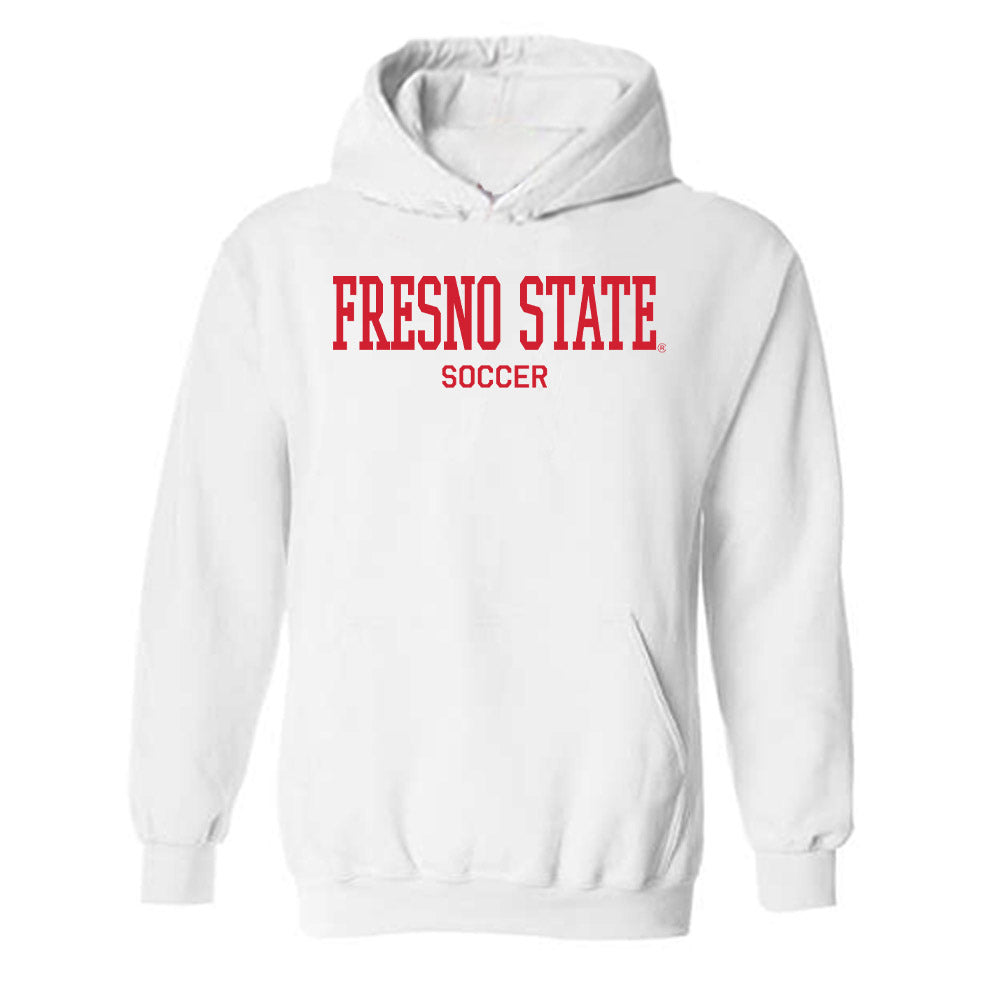 Fresno State - NCAA Women's Soccer : Lexi Dueker - Generic Shersey Hooded Sweatshirt-0