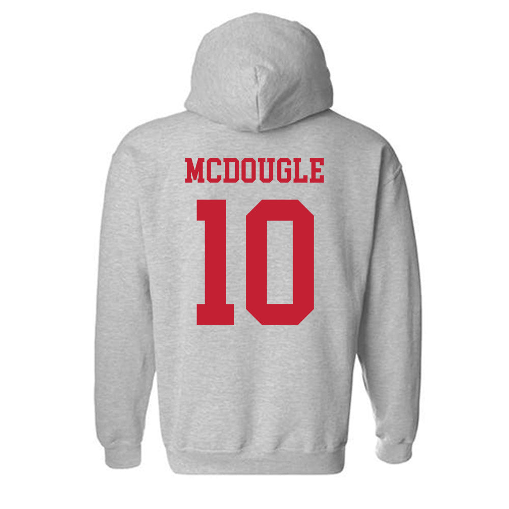 Ball State - NCAA Football : Jamarion Mcdougle - Classic Shersey Hooded Sweatshirt-1