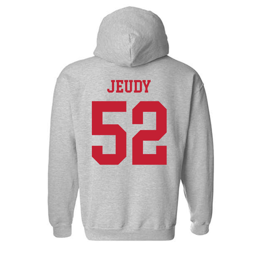 Ball State - NCAA Football : Jacob Jeudy - Classic Shersey Hooded Sweatshirt-1