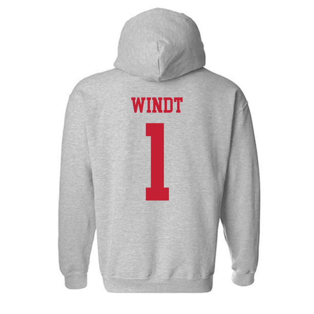 Ball State - NCAA Men's Volleyball : Tyler Windt - Classic Shersey Hooded Sweatshirt-1