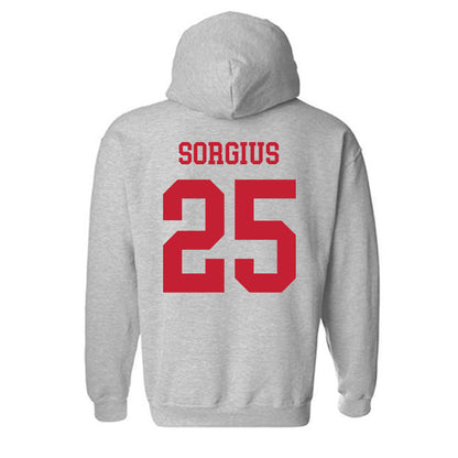 Ball State - NCAA Baseball : Kendric Sorgius - Classic Shersey Hooded Sweatshirt-1