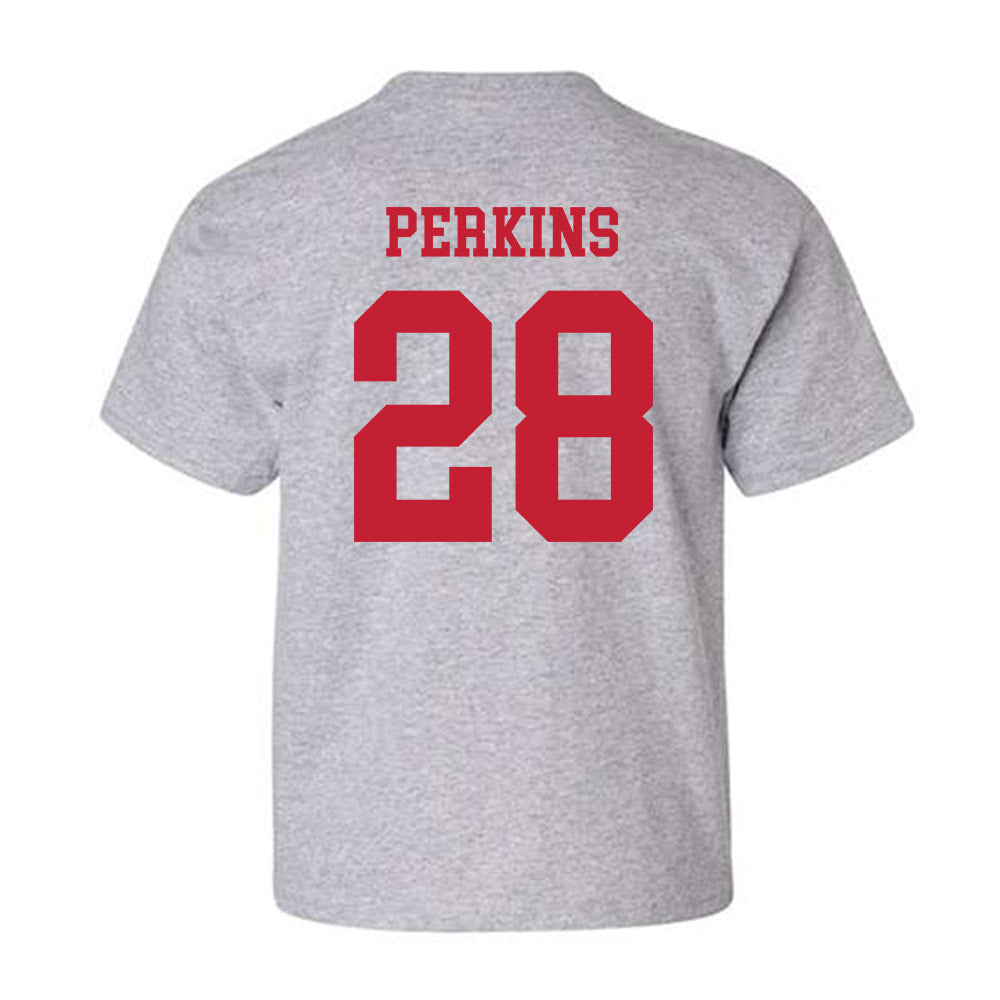 Ball State - NCAA Football : Stone Perkins - Classic Shersey Youth T-Shirt-1
