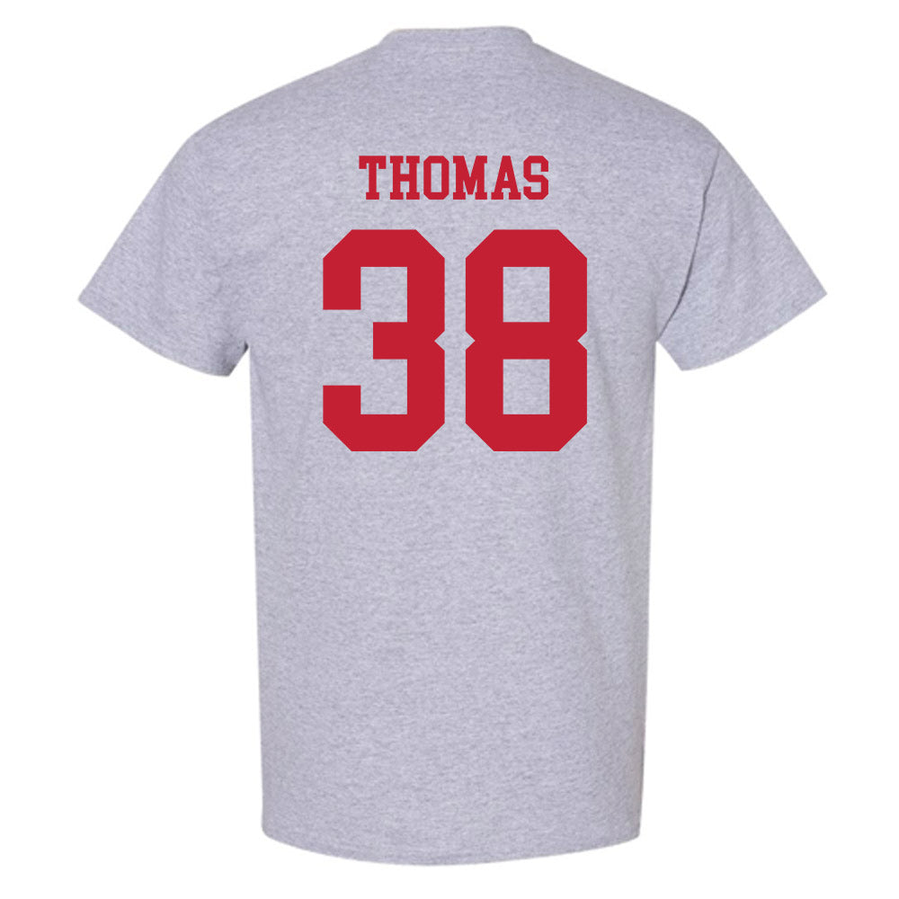 Ball State - NCAA Baseball : Kenskey Thomas - Classic Shersey T-Shirt-1