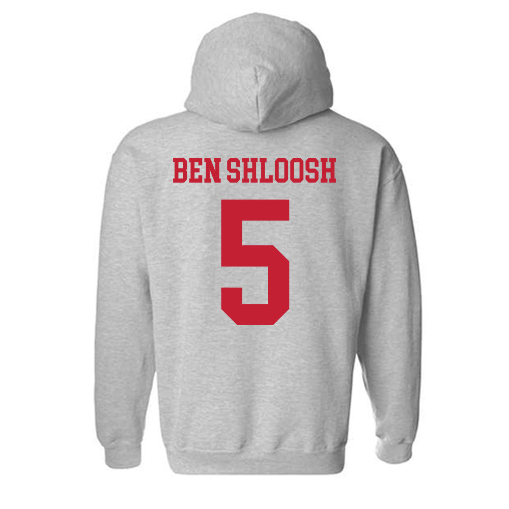 Ball State - NCAA Men's Volleyball : Adir Ben Shloosh - Classic Shersey Hooded Sweatshirt-1