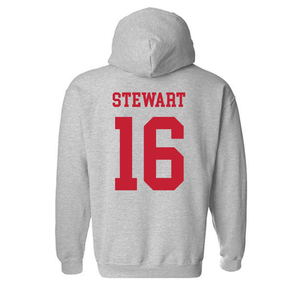 Ball State - NCAA Football : Kaleb Stewart - Classic Shersey Hooded Sweatshirt-1