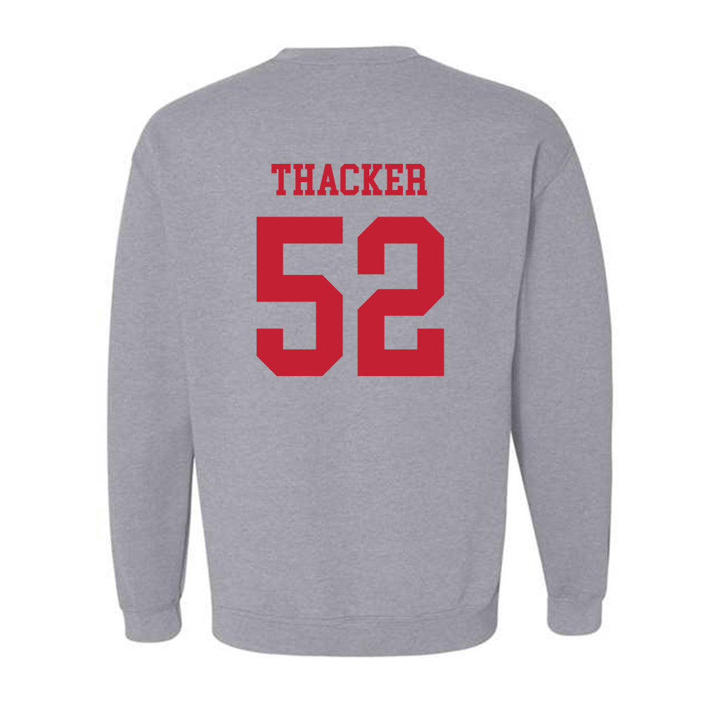 Ball State - NCAA Football : Michael Thacker - Classic Shersey Crewneck Sweatshirt-1