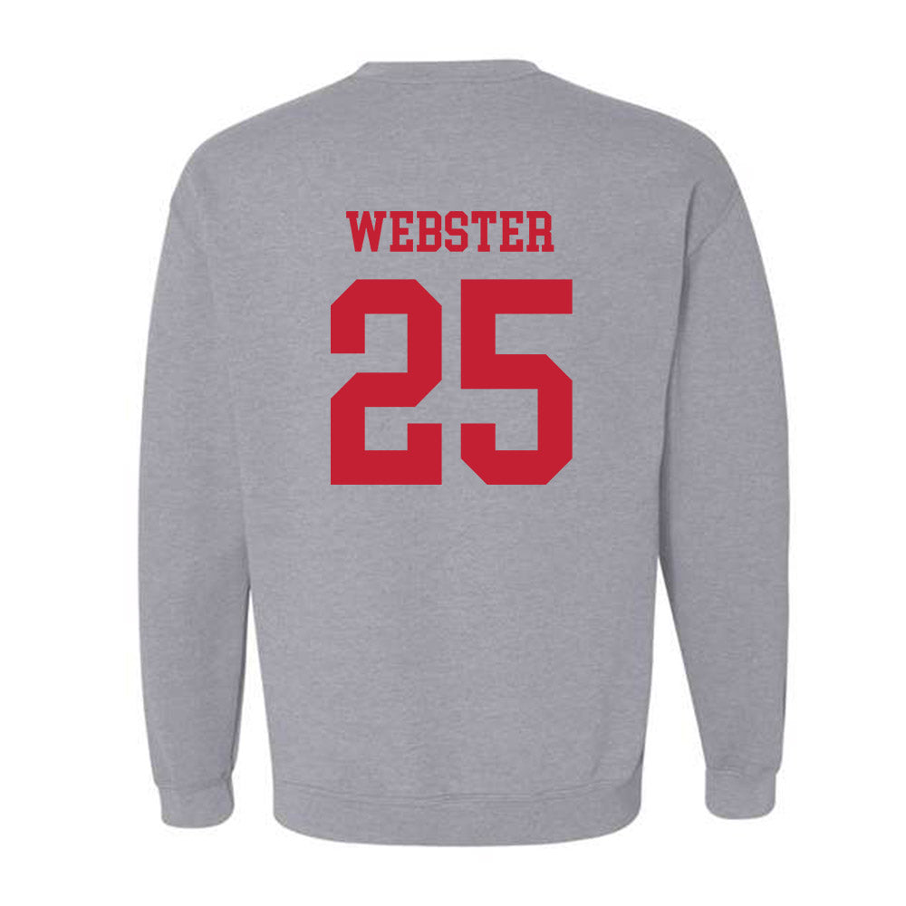 Ball State - NCAA Football : Mikeah Webster - Classic Shersey Crewneck Sweatshirt-1