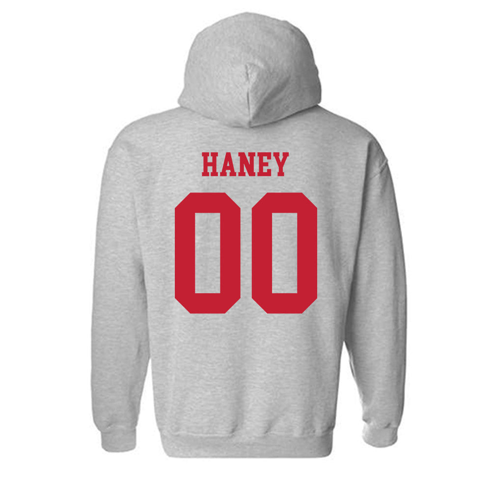 Ball State - NCAA Football : Zion Haney - Classic Shersey Hooded Sweatshirt-1