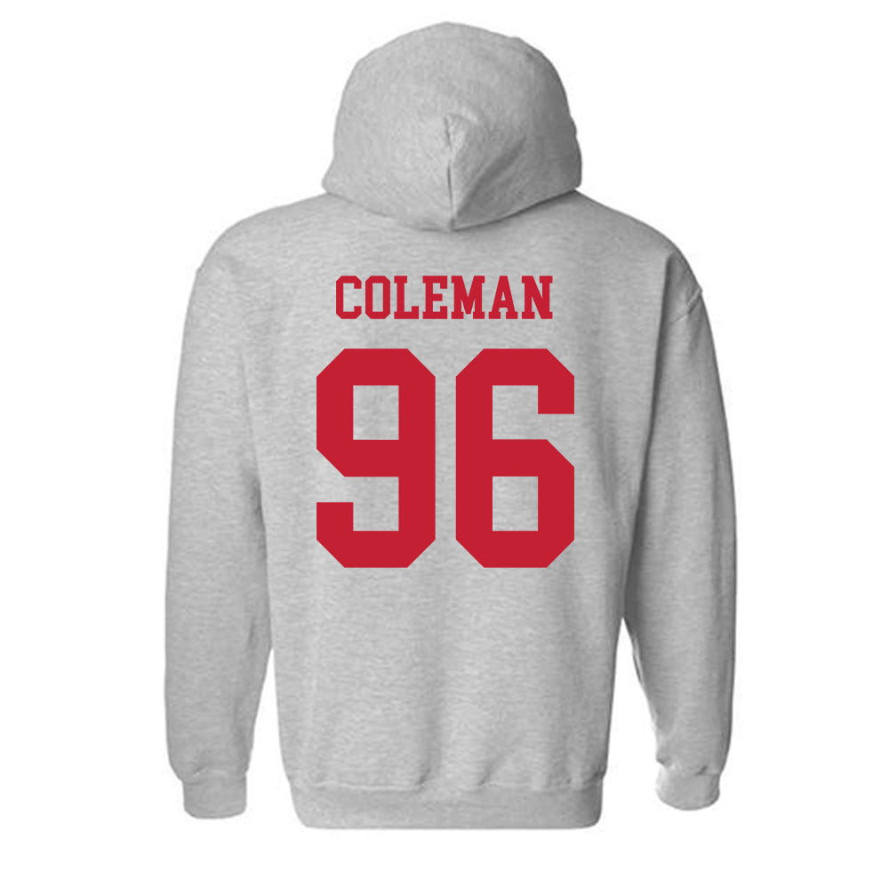 Ball State - NCAA Football : Joshua Coleman - Classic Shersey Hooded Sweatshirt-1
