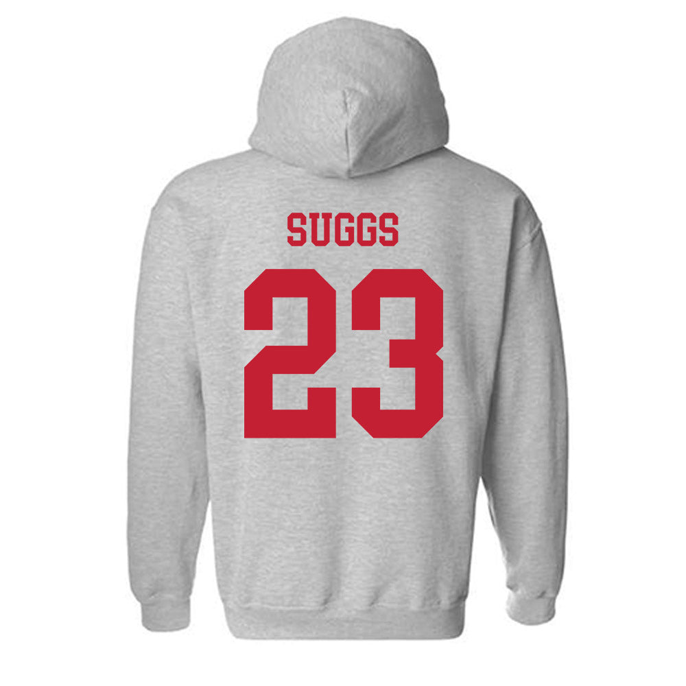 Ball State - NCAA Football : Jordan Suggs - Classic Shersey Hooded Sweatshirt-1