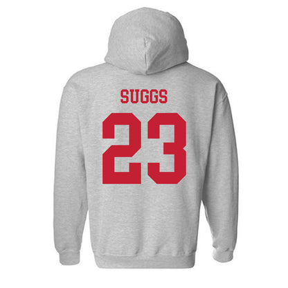 Ball State - NCAA Football : Jordan Suggs - Classic Shersey Hooded Sweatshirt-1