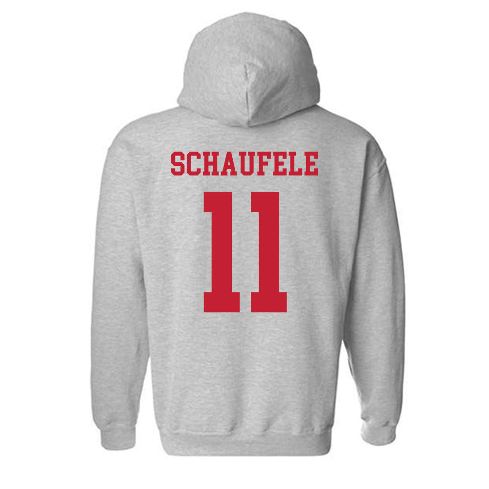 Ball State - NCAA Women's Soccer : Ainsley Schaufele - Classic Shersey Hooded Sweatshirt-1
