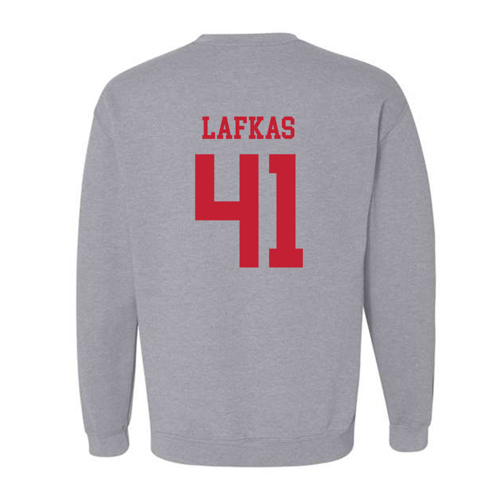 Ball State - NCAA Baseball : Joe Lafkas - Classic Shersey Crewneck Sweatshirt-1