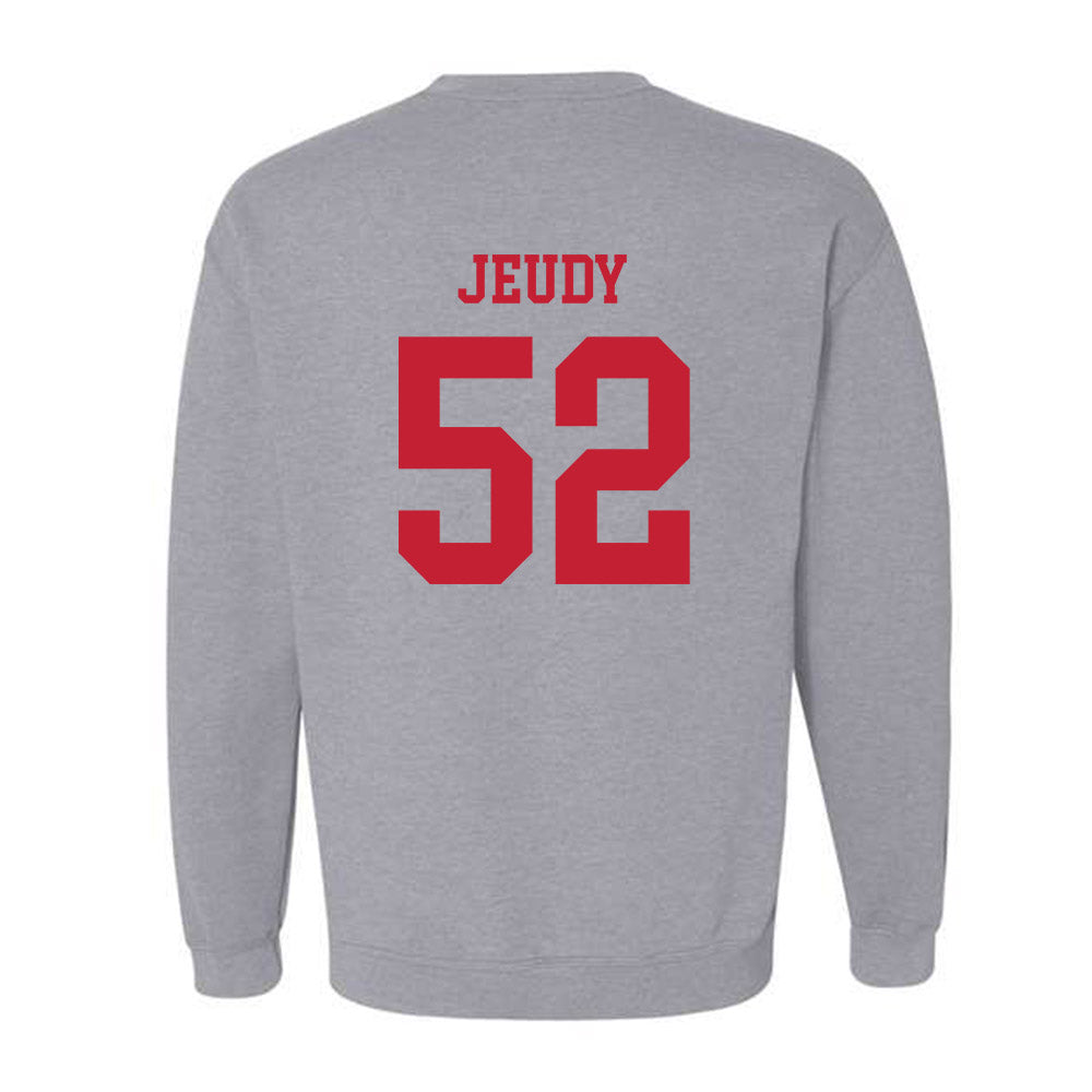 Ball State - NCAA Football : Jacob Jeudy - Classic Shersey Crewneck Sweatshirt-1