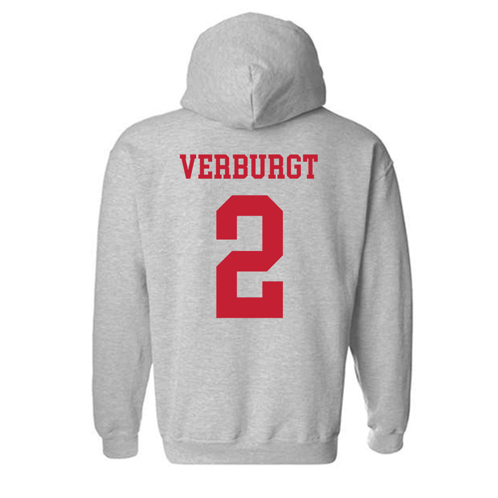 Ball State - NCAA Women's Basketball : Zhen Verburgt - Classic Shersey Hooded Sweatshirt-1