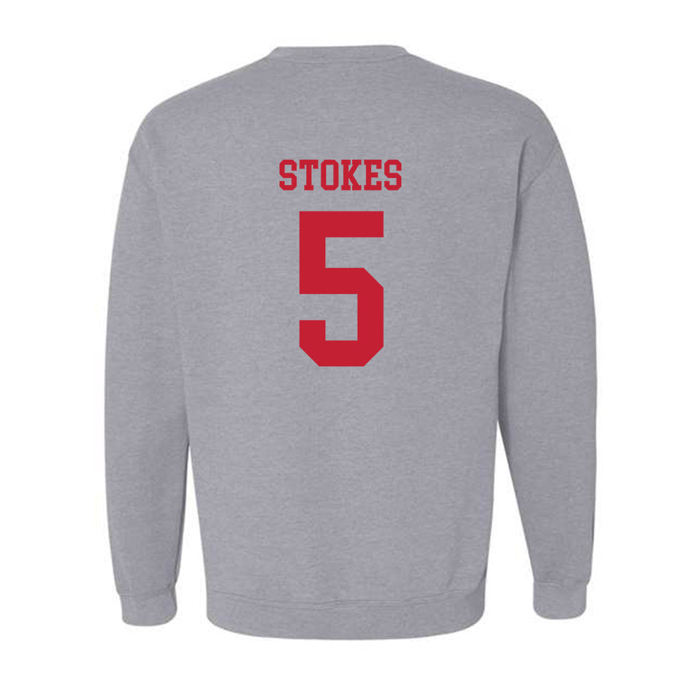 Ball State - NCAA Baseball : Taber Stokes - Classic Shersey Crewneck Sweatshirt-1