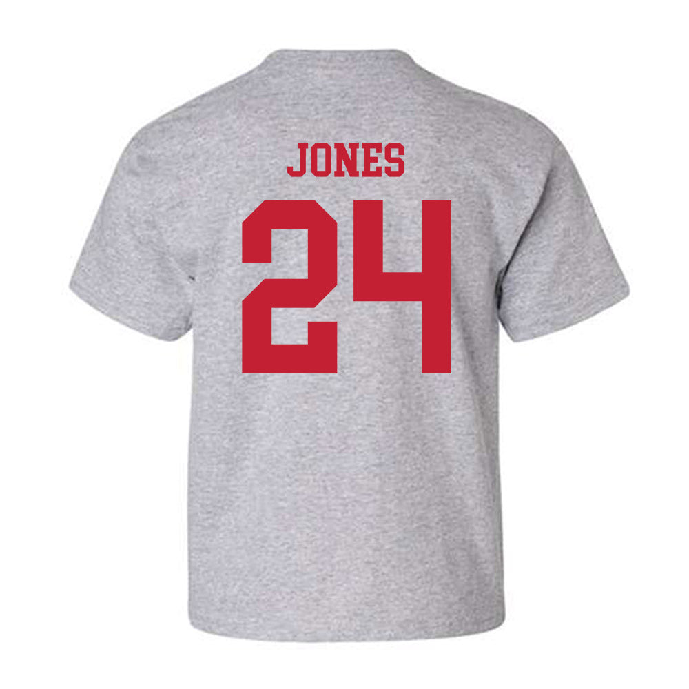 Ball State - NCAA Men's Basketball : Mason Jones - Classic Shersey Youth T-Shirt-1