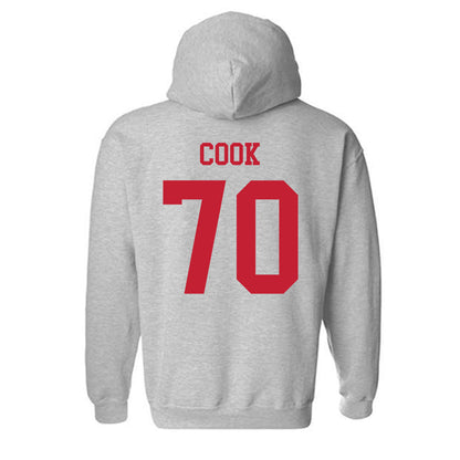 Ball State - NCAA Football : Tristan Cook - Classic Shersey Hooded Sweatshirt-1