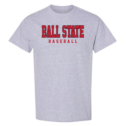 Ball State - NCAA Baseball : Zach Kwasny - Classic Shersey T-Shirt-0