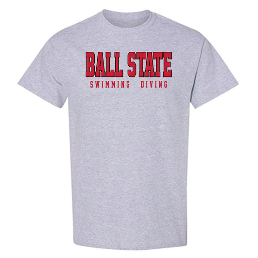 Ball State - NCAA Men's Swimming & Diving : Ryan Farmer - Classic Shersey T-Shirt-0