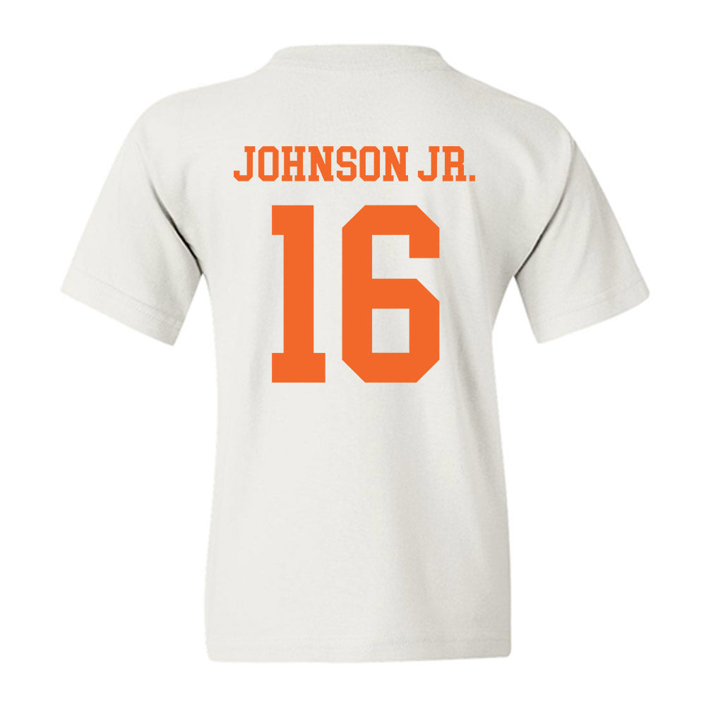 Clemson - NCAA Football : Chris Johnson Jr. - Classic Shersey Youth T-Shirt-1