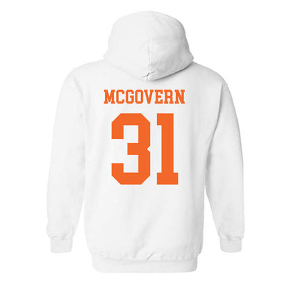 Clemson - NCAA Baseball : Jacob McGovern - Classic Shersey Hooded Sweatshirt-1