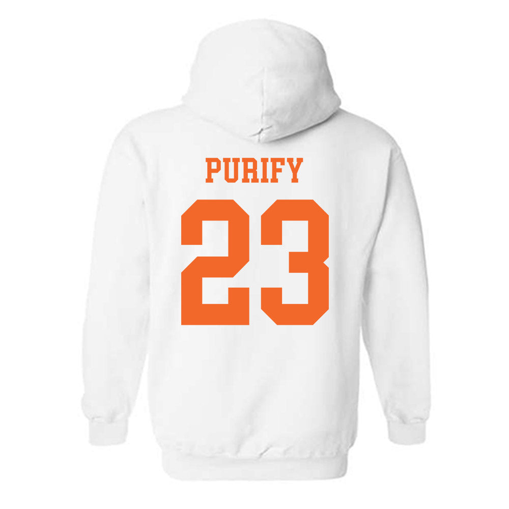 Clemson - NCAA Baseball : Jarren Purify - Classic Shersey Hooded Sweatshirt-1