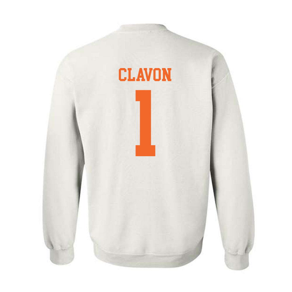 Clemson - NCAA Baseball : Bryce Clavon - Classic Shersey Crewneck Sweatshirt-1
