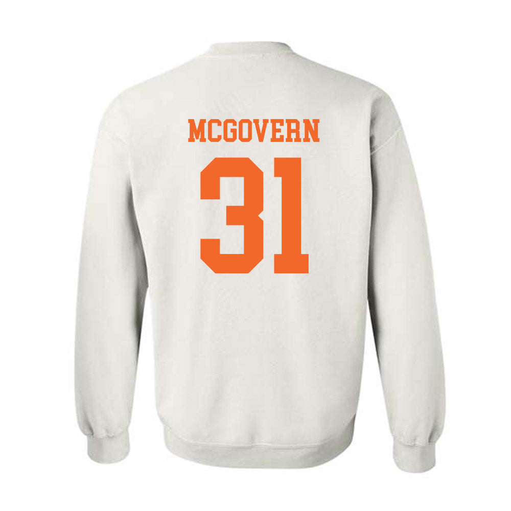 Clemson - NCAA Baseball : Jacob McGovern - Classic Shersey Crewneck Sweatshirt-1