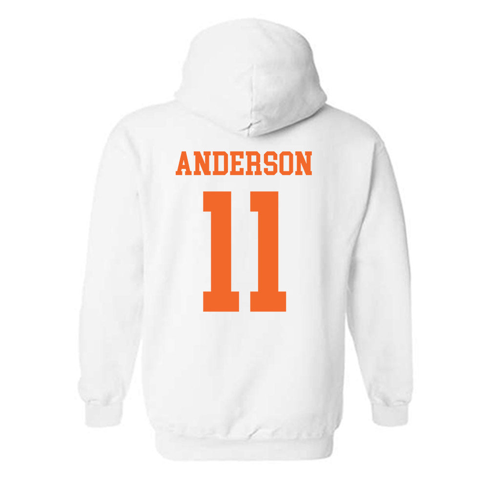 Clemson - NCAA Football : Polo Anderson - Classic Shersey Hooded Sweatshirt-1