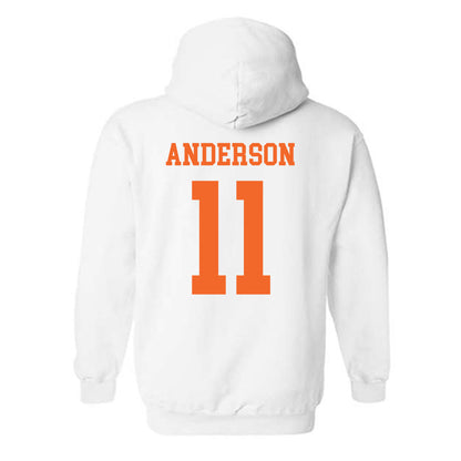 Clemson - NCAA Football : Polo Anderson - Classic Shersey Hooded Sweatshirt-1
