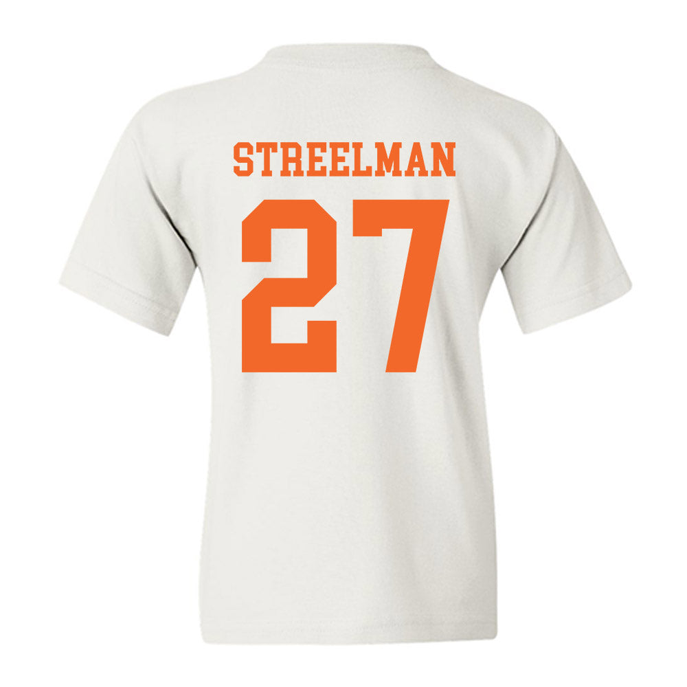 Clemson - NCAA Men's Soccer : Seamus Streelman - Classic Shersey Youth T-Shirt-1