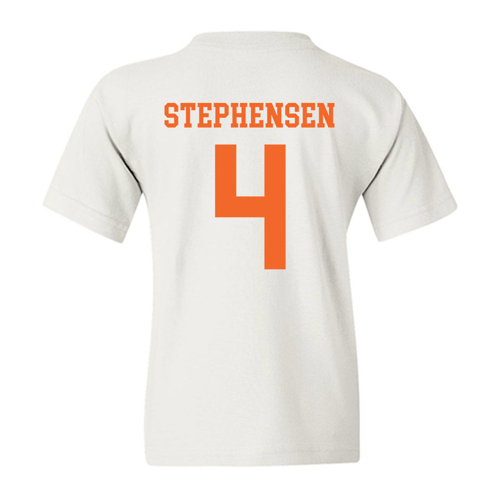 Clemson - NCAA Men's Soccer : Floki Stephensen - Classic Shersey Youth T-Shirt-1