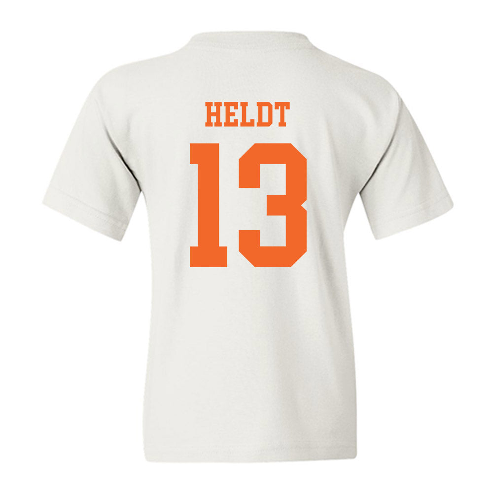 Clemson - NCAA Football : Will Heldt - Classic Shersey Youth T-Shirt-1