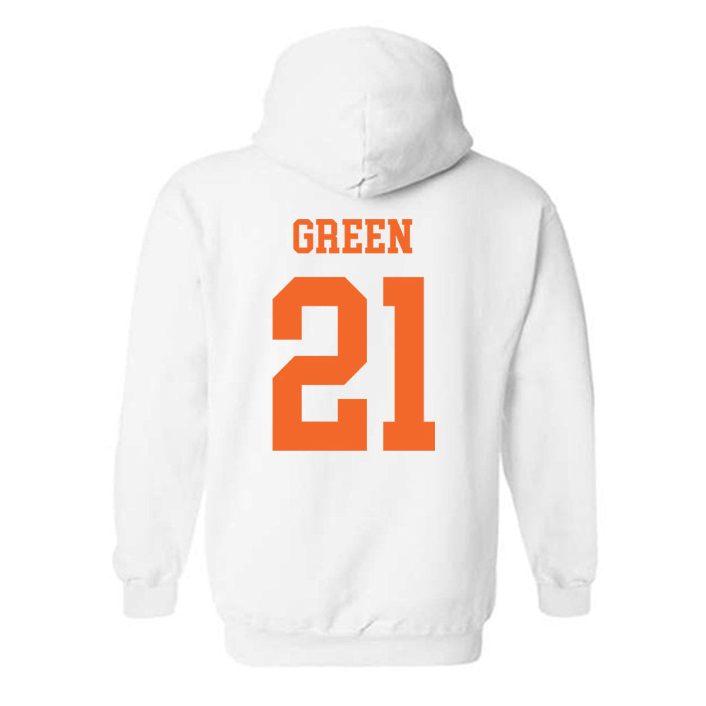 Clemson - NCAA Football : Jarvis Green - Classic Shersey Hooded Sweatshirt-1