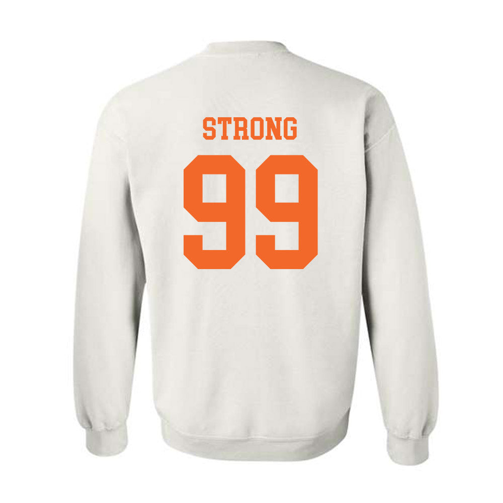 Clemson - NCAA Football : Markus Strong - Classic Shersey Crewneck Sweatshirt-1