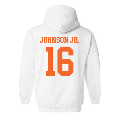 Clemson - NCAA Football : Chris Johnson Jr. - Classic Shersey Hooded Sweatshirt-1