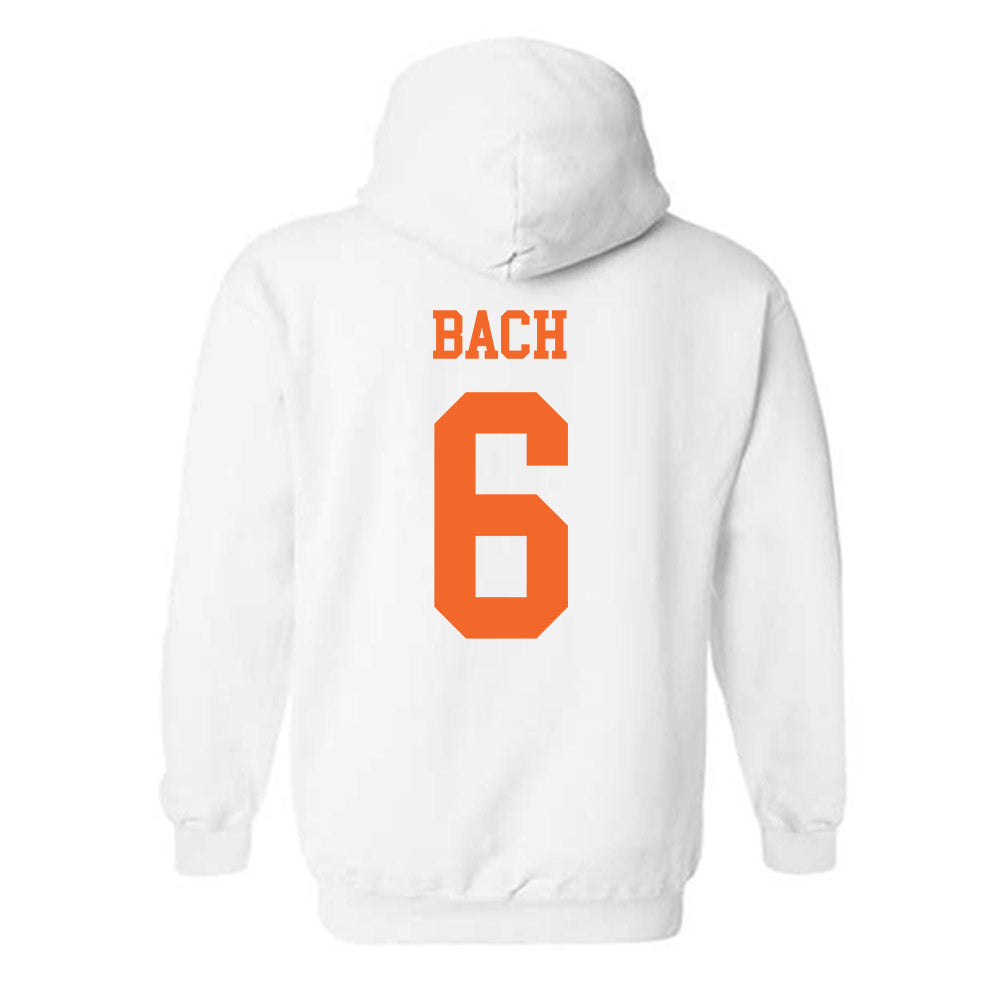 Clemson - NCAA Women's Soccer : Ella Bach - Classic Shersey Hooded Sweatshirt-1